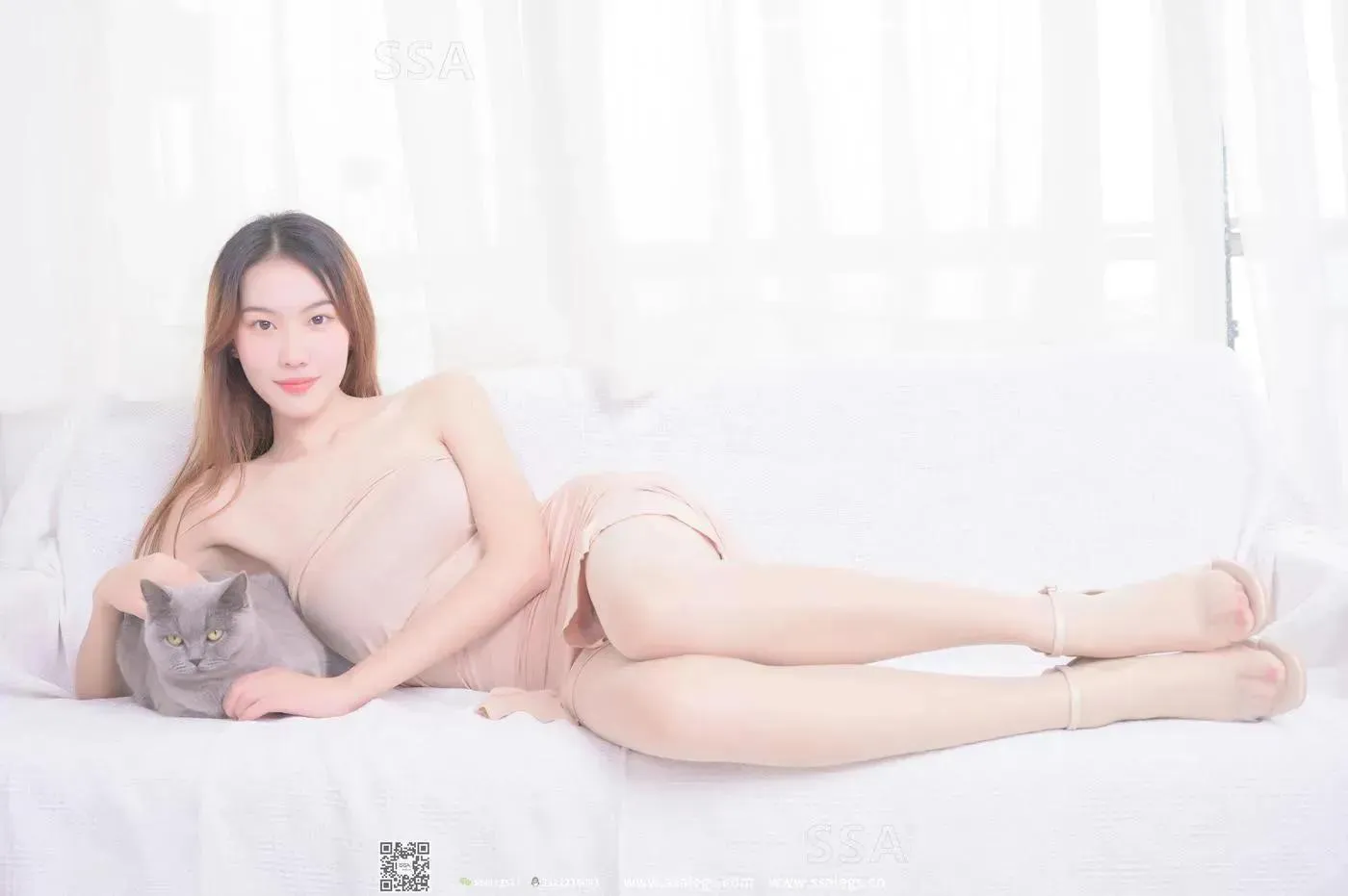 [SSA丝社]超清写真 NO.340 素素画师少女的透明高跟鞋肉丝袜(上)[23] [41P]插图7